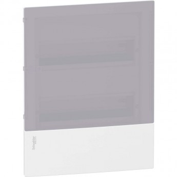 Щит встраиваемый SCHNEIDER ELECTRIC MINI PRAGMA с дымчатой дверцей 2РЯД/24МОД,IP40,IK07,63А,2 клеммы,Италия