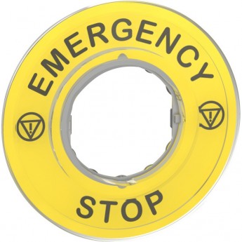 3D маркировка SCHNEIDER ELECTRIC HARMONY "EMERGENCY STOP"