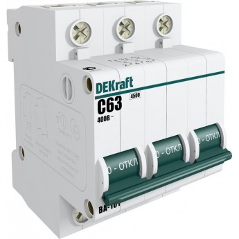 Автоматический выключатель SCHNEIDER ELECTRIC DEKRAFT 3Р 25А х-ка C ВА-101 4,5кА