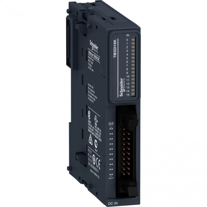 Дискретный модуль расширения SCHNEIDER ELECTRIC MODICON ТМ3 16 входов НЕ10 TM3DI16K