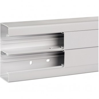 Кабельный короб SCHNEIDER ELECTRIC OPTILINE 45 2-х секционный 140Х55 С КРЫШ. ПВХ RAL9003