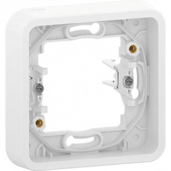 1-постовая рамка с распорными лапками SCHNEIDER ELECTRIC MUREVA S, БЕЛЫЙ, IP55