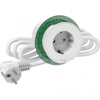 Блок розеточный SCHNEIDER ELECTRIC UNICA SYSTEM+ розетка 1x (2К+З) БЕЛЫЙ