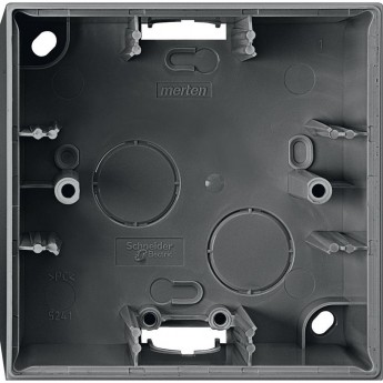 Корпус MERTEN M-ELEGANCE для открытого монтажа 1 пост,АНТРАЦИТ,SM