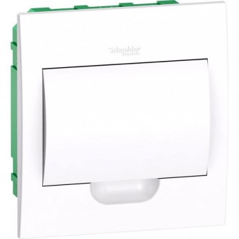 Корпус встраиваемый с белой дверцей SCHNEIDER ELECTRIC EASY9 1ряд/8мод,IP40,IK07,63А,2 клеммы,Россия