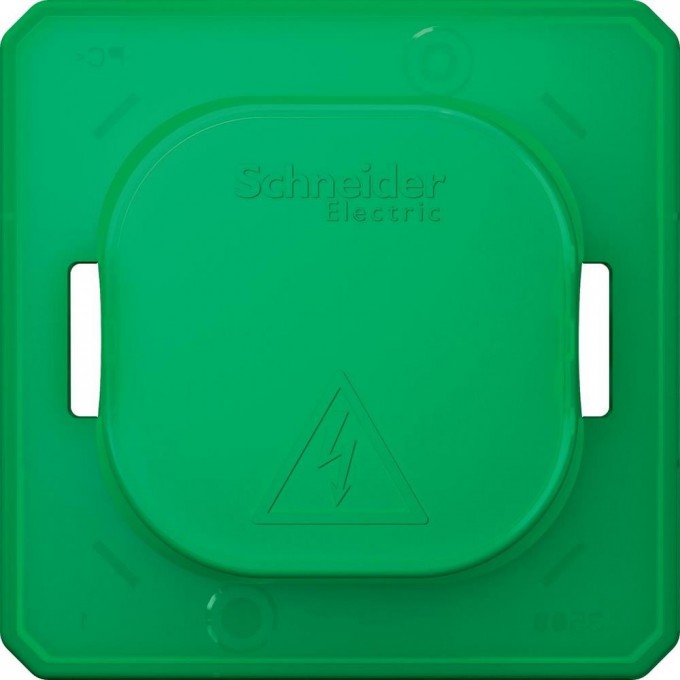 Крышка SCHNEIDER ELECTRIC MERTEN для защиты выключателей и розеток от загрязнения, ЗЕЛЕНЫЙ MTN3900-0000