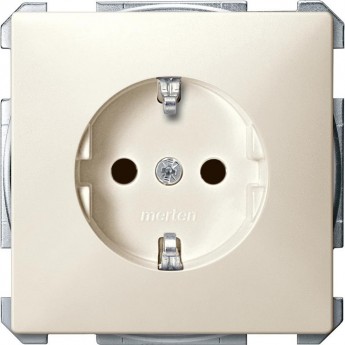 Механизм розетки SCHNEIDER ELECTRIC MERTEN 16А с з/к с/ шт. БЕЖЕВЫЙ QF SD