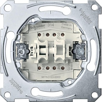 Механизм SCHNEIDER ELECTRIC MERTEN 2-кнопочного 1-полюсного выключателя с 1NO+1NC,QF