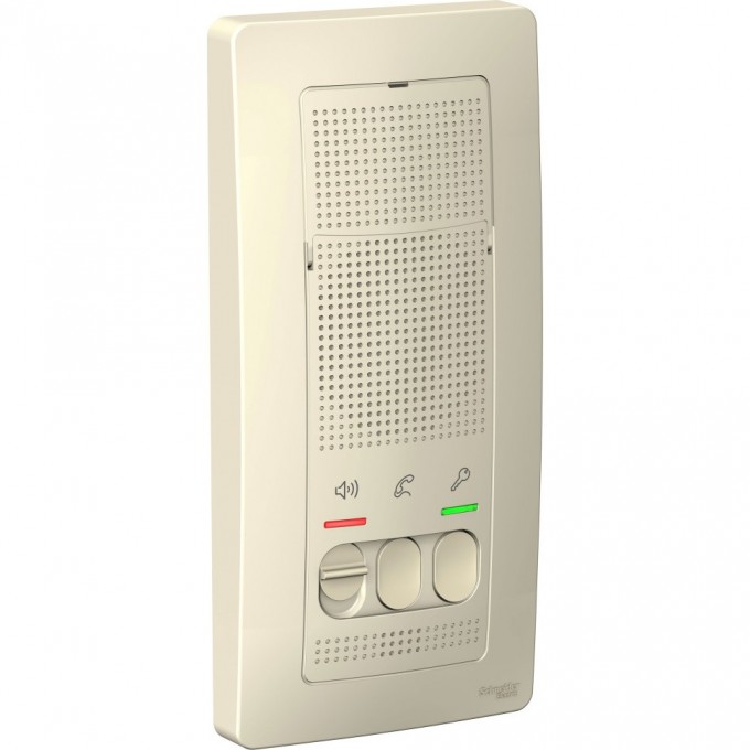 Переговорное устройство (домофон) SCHNEIDER ELECTRIC BLANCA, с настенным монтажом, 4,5В, молочный BLNDA000012