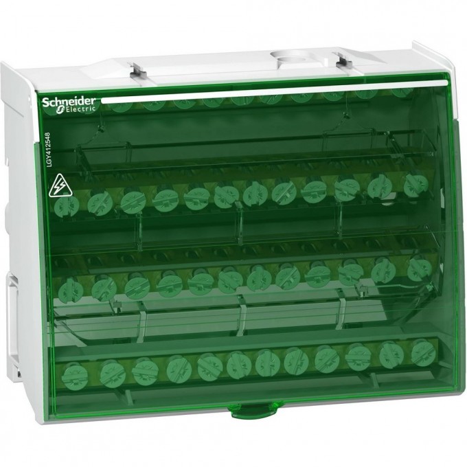 Распределительный блок винтовой SCHNEIDER ELECTRIC LINERGY 4П 125А 48 отверстий LGY412548