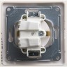 Розетка SCHNEIDER ELECTRIC GLOSSA с заземлением, со шторкой, с крышкой, в сборе, перламутр GSL000646