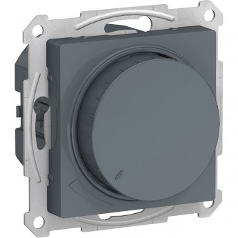 Светорегулятор (диммер) SCHNEIDER ELECTRIC ATLASDESIGN, поворотно-нажимной, LED, RC, 315Вт, механизм, ГРИФЕЛЬ