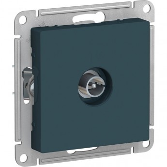 ТВ розетка SCHNEIDER ELECTRIC ATLASDESIGN коннектор, механизм, изумруд