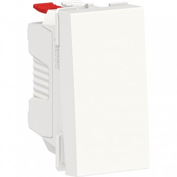 Выключатель 1-клавишный SCHNEIDER ELECTRIC UNICA MODULAR, сх. 1, 10 AX, 250 В, 1 модуль, белый