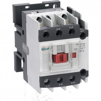 Контактор SCHNEIDER ELECTRIC DEKRAFT 32А 24В АС3 1НО+1НЗ КМ-103 DEKraft