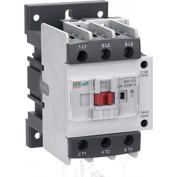 Контактор SCHNEIDER ELECTRIC DEKRAFT 40А 220В АС3 1НО+1НЗ КМ-103 DEKraft 22128DEK