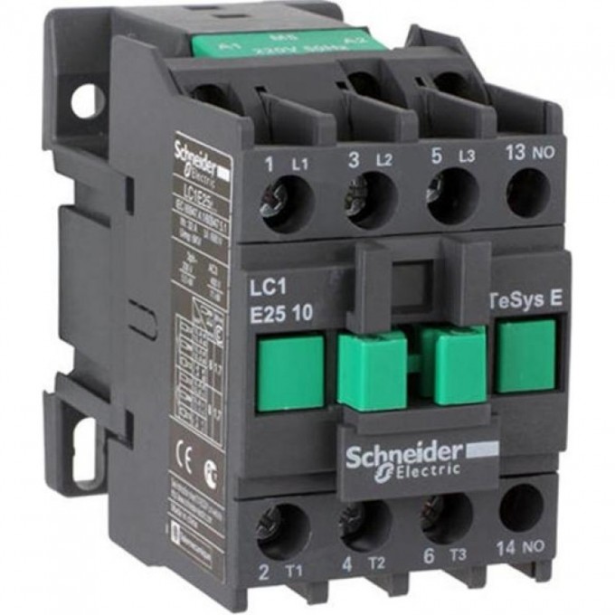 Контактор SCHNEIDER ELECTRIC EASYPACT TVS 1НО 25А 400В AC3 24В 50ГЦ LC1E2510B5