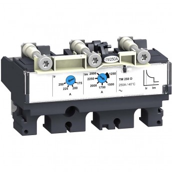 Расцепитель SCHNEIDER ELECTRIC TM250D для ComPact NSX 250 термомагнитный, 250 A, 3П3Т