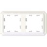 Рамка 2-постовая SCHNEIDER ELECTRIC ATLASDESIGN Antique универсальная, жемчужный ATN100402
