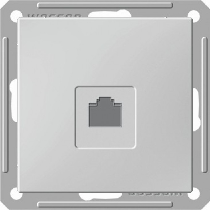 Розетка компьютерная SCHNEIDER ELECTRIC W59 RJ45 кат.5E, механизм, МАТОВЫЙ ХРОМ RSI-152K5E-5-86