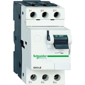 Автоматический выключатель с магнитным расцепителем SCHNEIDER ELECTRIC TESYS 2,5A кнопочное управление
