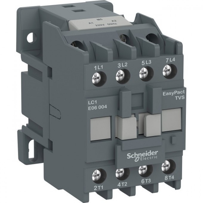 Контактор SCHNEIDER ELECTRIC EASYPACT TVS 4P(4НО) 20А AC1 220В 50/60ГЦ LC1E09004M7