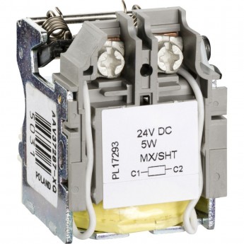 Расцепитель напряжения независимый SCHNEIDER ELECTRIC MX 24В постоянного тока