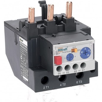 Реле электротепловое для контакторов SCHNEIDER ELECTRIC DEKRAFT 40-95А 48,0-65,0А РТ-03